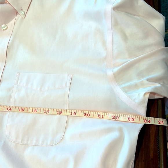 Roundtree & Yorke Gold Label 80’s Pink LongSleeve Dress Shirt Gently worn 16/34 - Picture 6 of 8